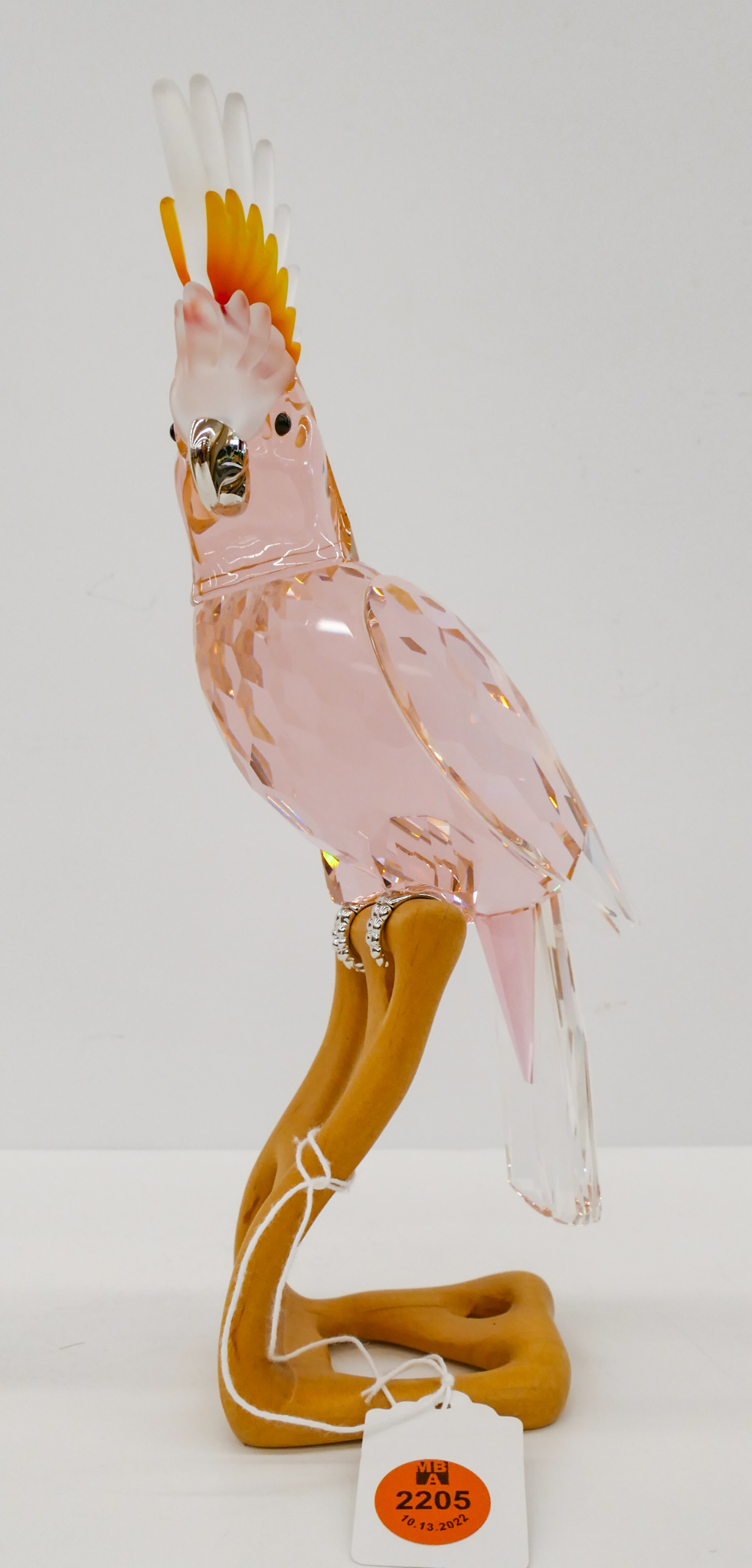 Appraisal: Swarovski ''Cockatoo'' Large Crystal Bird Figure ''