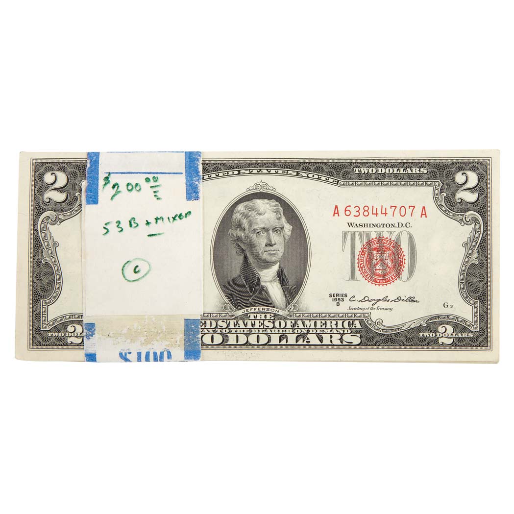 Appraisal: B Legal Tender Notes Fr Uncirculated to Choice Uncirculated group