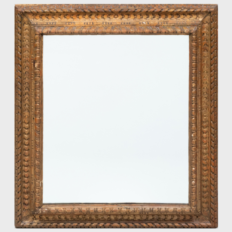 Appraisal: CONTINENTAL GILTWOOD MIRROR x in Condition In good overall condition