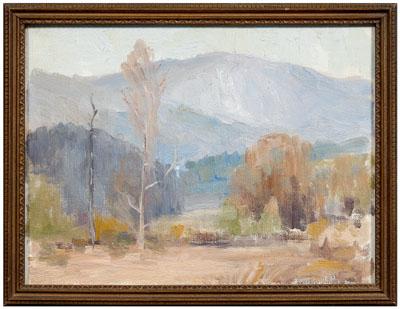 Appraisal: John Sylvan Brown painting Tryon North Carolina - landscape with