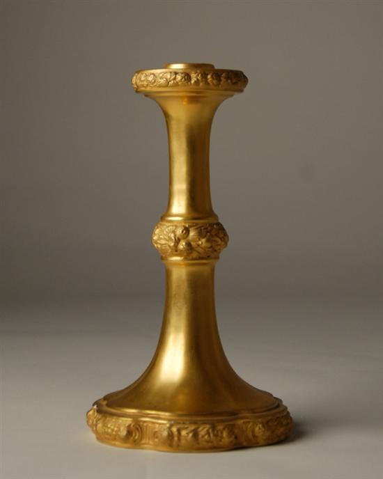 Appraisal: A Rosenthal Candlestick molded ornate base H