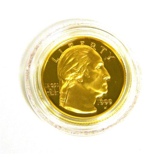 Appraisal: COIN Washington Gold Commemorative Gem Proof