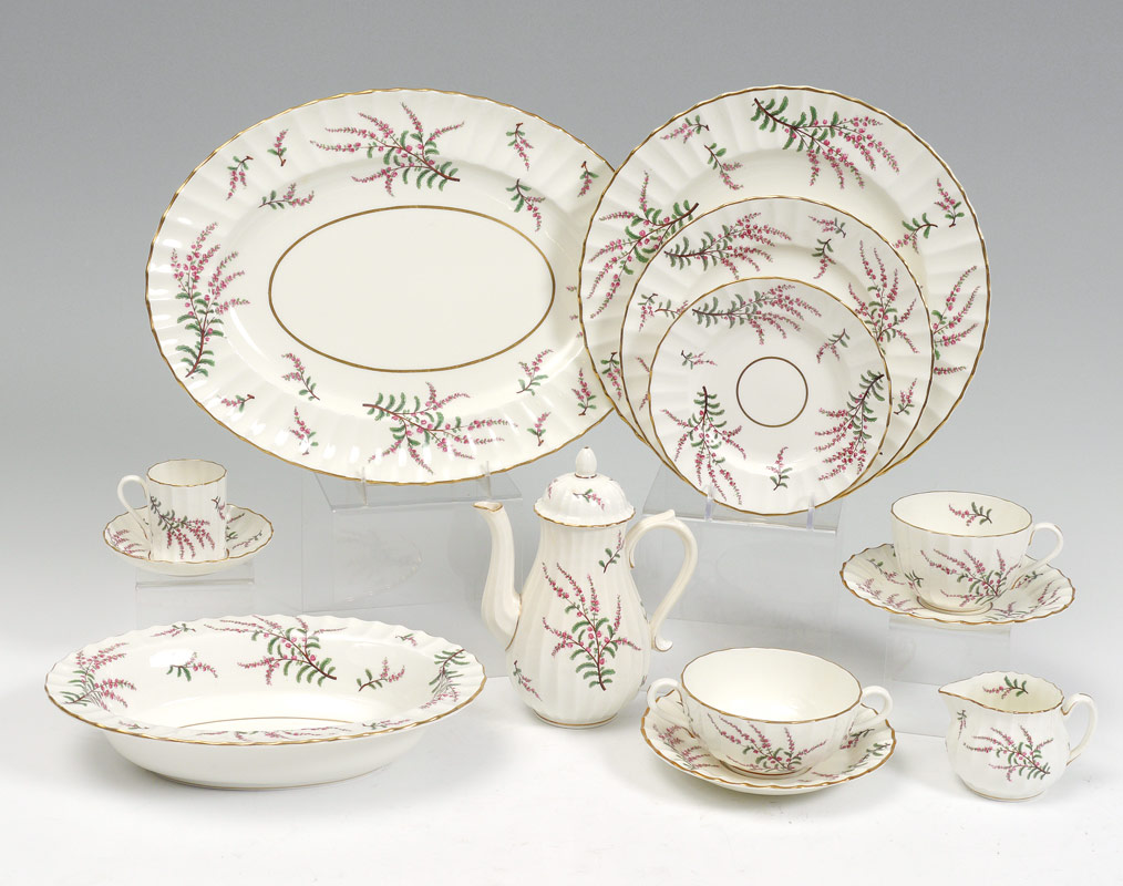 Appraisal: ROYAL WORCESTER DUNROBIN FINE CHINA Approx pieces in the Dunrobin