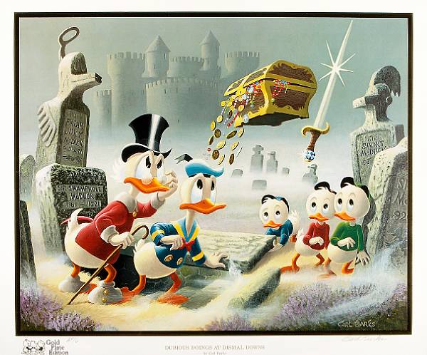 Appraisal: Carl Barks Another Rainbow Gold Plate Artist Proof AP- to