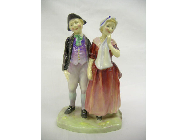 Appraisal: Royal Doulton figurine A Courting copyright HN