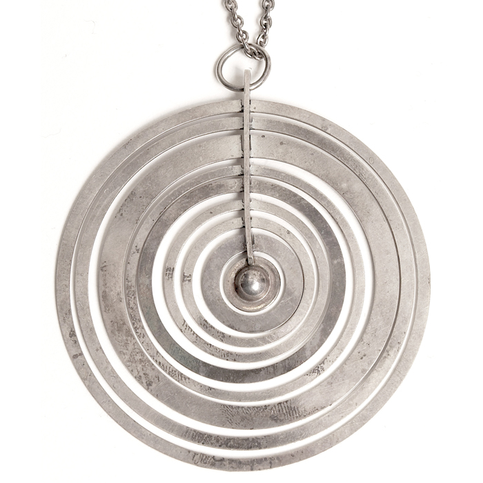 Appraisal: Tapio Wirkkala Hopeakuu pendant by Nilo Westerback c Finland sterling