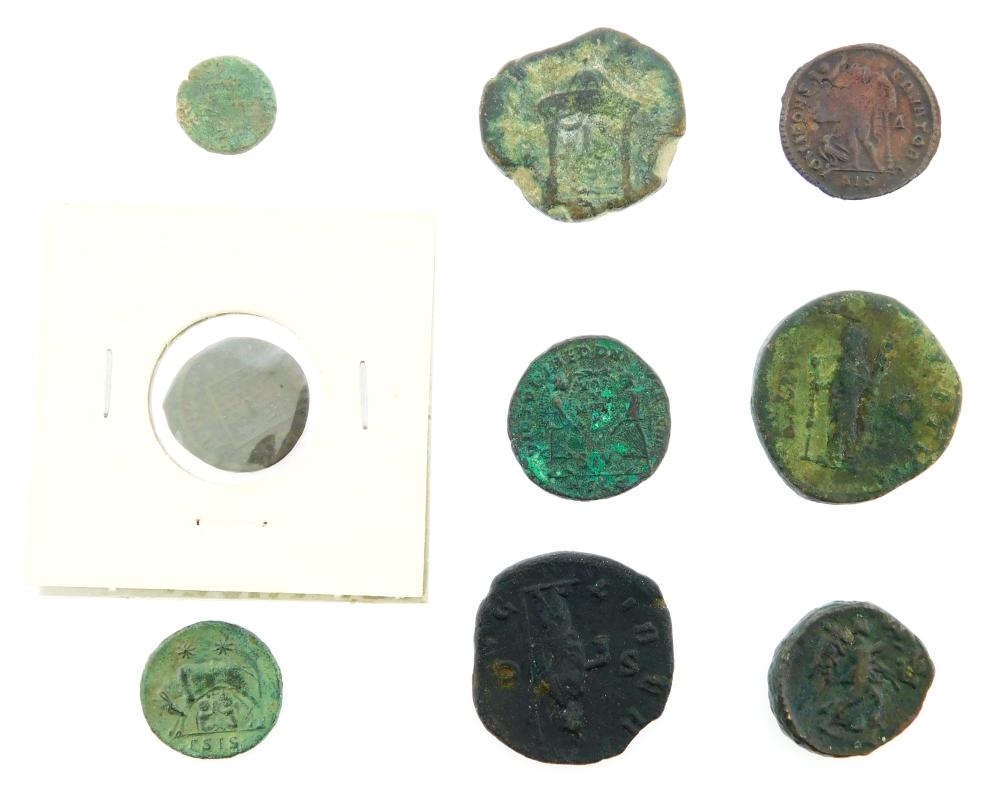 Appraisal: COINS Ancient Rome Nonet Includes Contastantine the Great - AE