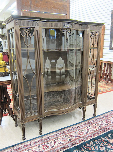 Appraisal: FEDERAL SHERATON STYLE CHINA CABINET American early th century having