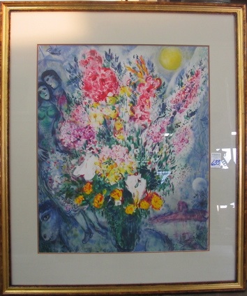 Appraisal: MARC CHAGALL Russian French - An original color lithograph titled