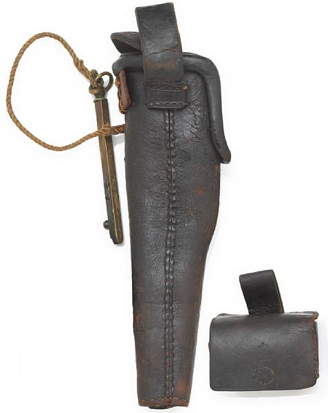 Appraisal: A scarce Austrian Kriegsmarine holster and capper for the Colt