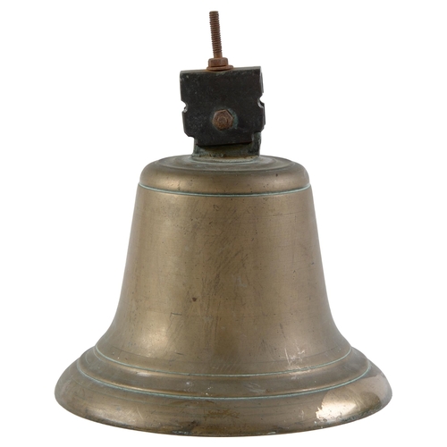 Appraisal: A bronze bell early th c cm h More Information