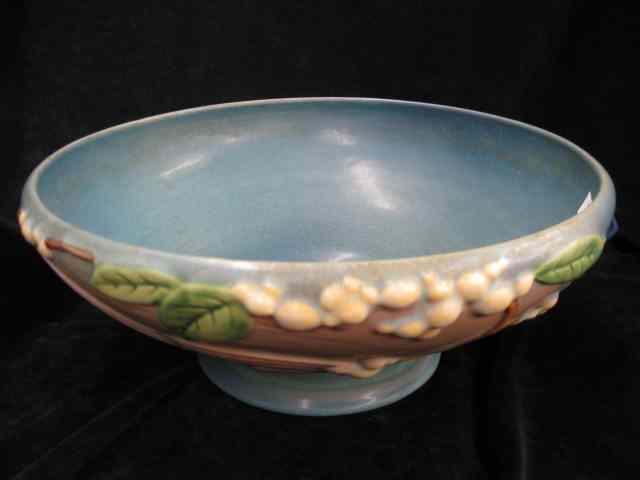 Appraisal: Roseville ''Snowberry'' Art Pottery Planter blue FB- '' base chips