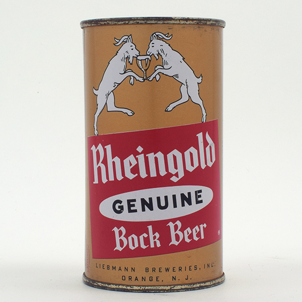 Appraisal: Rheingold Bock Flat Top ORANGE - Reference USBC - Brewery