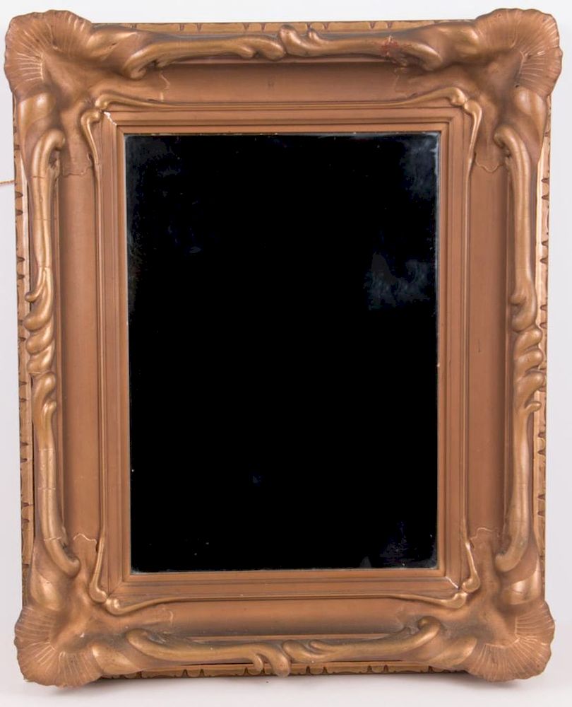 Appraisal: An Art Nouveau gilt framed mirror A fine late th