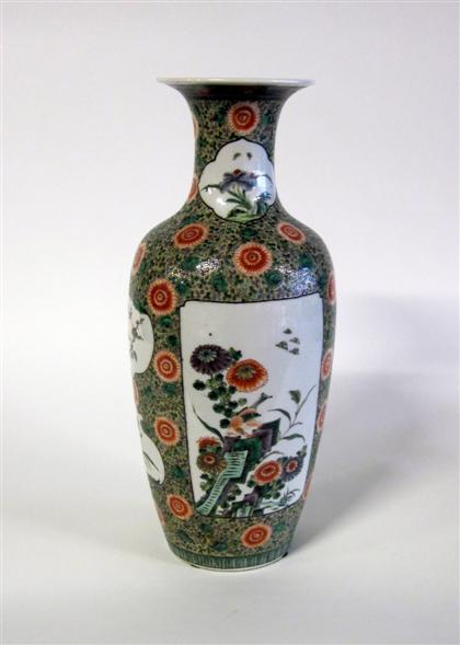 Appraisal: Chinese famille verte porcelain vase th century