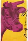 Appraisal: WARHOL ANDY Group of Signed books and one Signed postcard