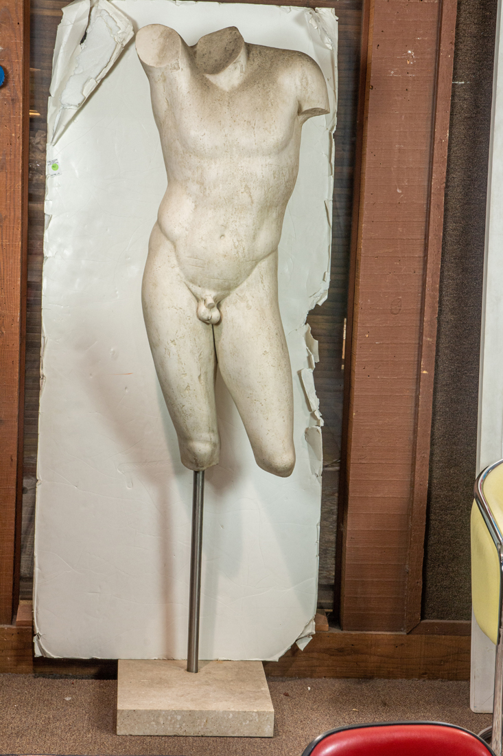 Appraisal: A LIFE SIZE COMPOSITION TORSO OF A MALE NUDE AFTER