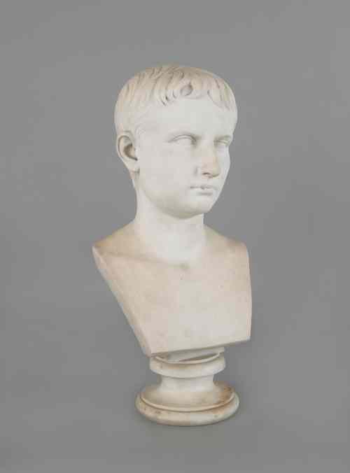 Appraisal: Classical marble bust of a man th c h