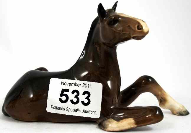 Appraisal: Beswick Shire Foal Lying