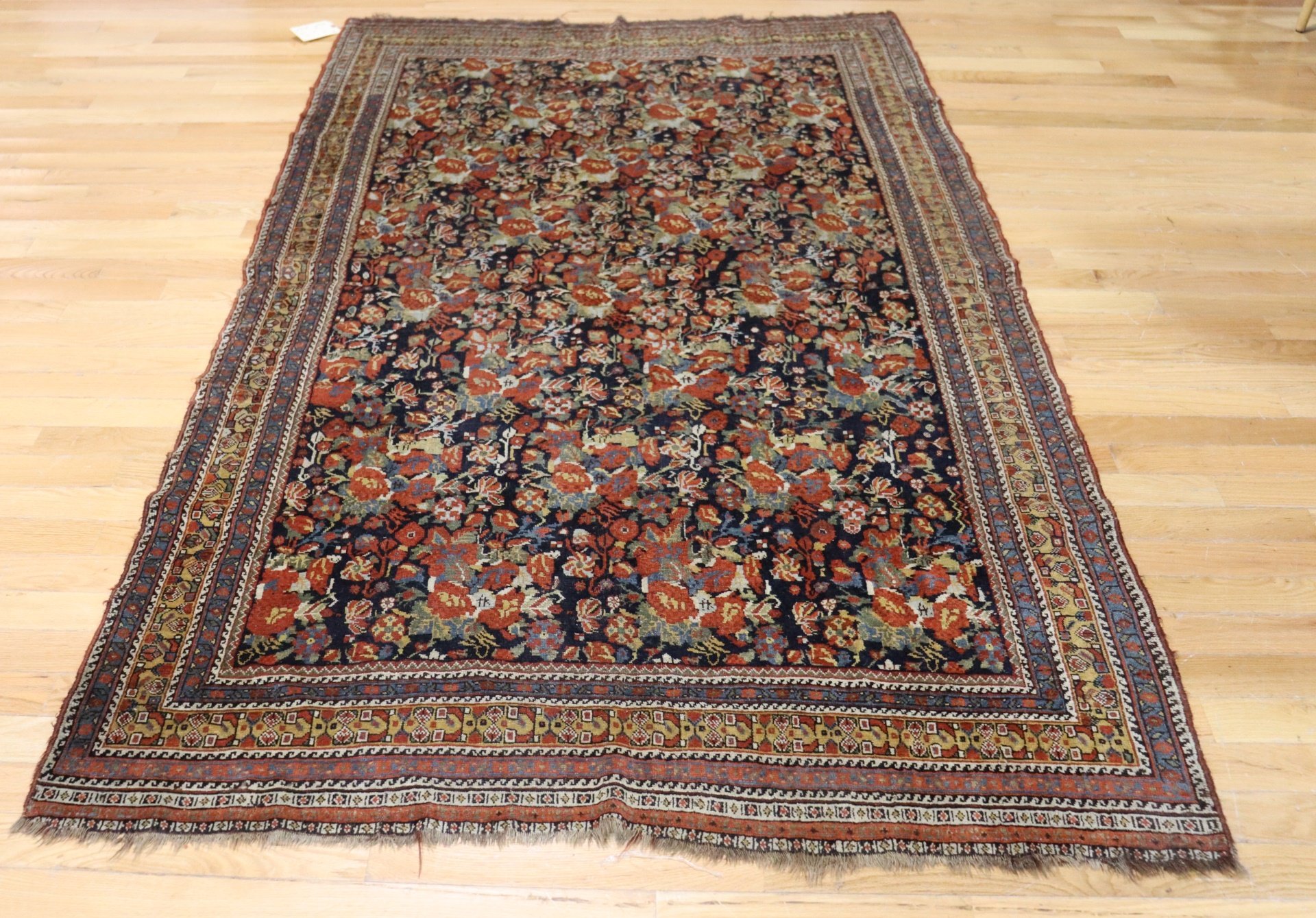 Appraisal: ANTIQUE AND FINELY HAND WOVEN CARPET From a New Rochelle