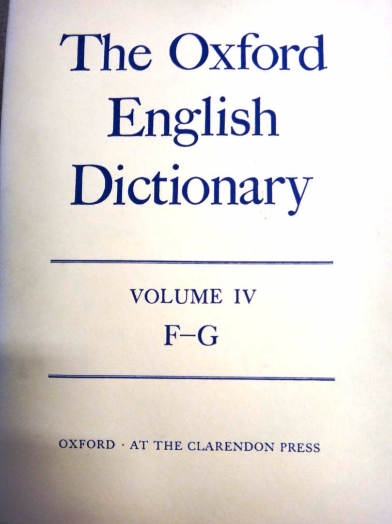 Appraisal: The OXFORD ENGLISH DICTIONARY vols supplement d wrappers thick roy