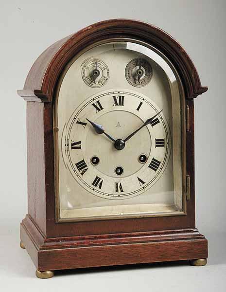 Appraisal: An Antique English Mahogany Mantel Clock late th early th