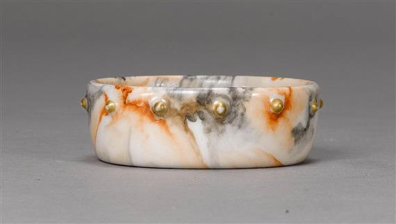 Appraisal: SMALL BRUSHWASHER China Qianlong mark but th c D cm