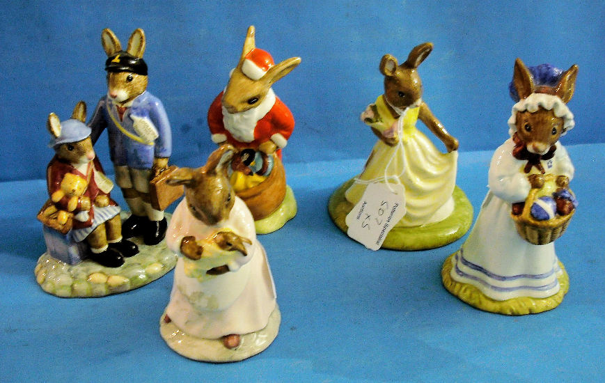 Appraisal: Royal Doulton Bunnykins figures With Love DB Mother Baby DB