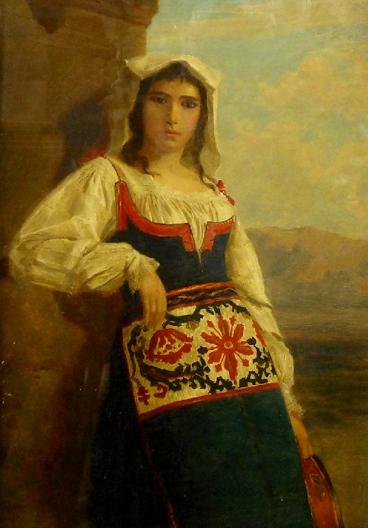 Appraisal: By James Hayllar - - 'An Italian Girl' signed and