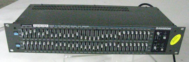 Appraisal: Samson Graphic Equalizer E octave dual band x x