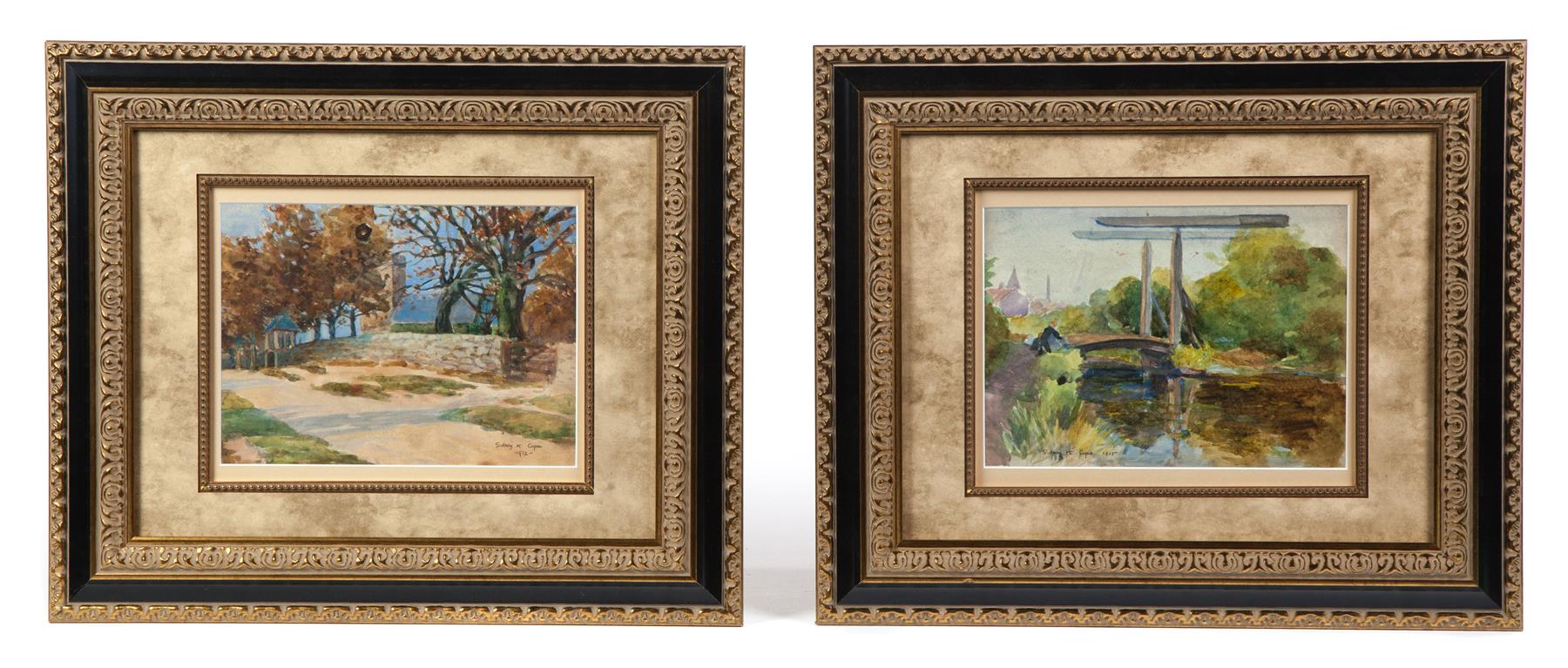 Appraisal: TWO SIDNEY COPE WATERCOLORS England st quarter- th century Autumn