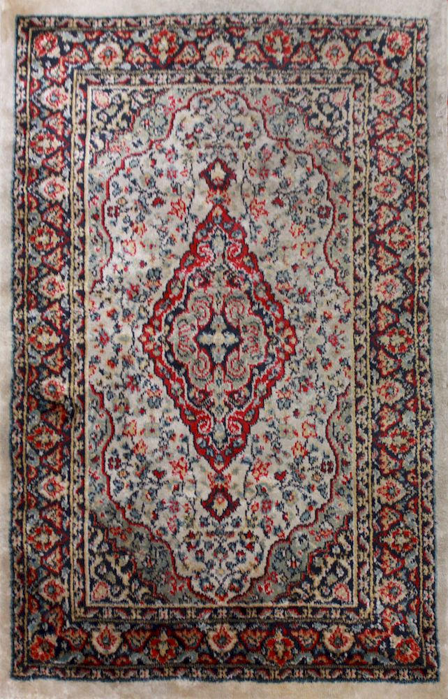 Appraisal: Modern Persian Mat Rug ' x ' Modern Persian mat