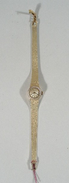 Appraisal: Ladies Watch K gold interior marked Girard Perregaux B gold