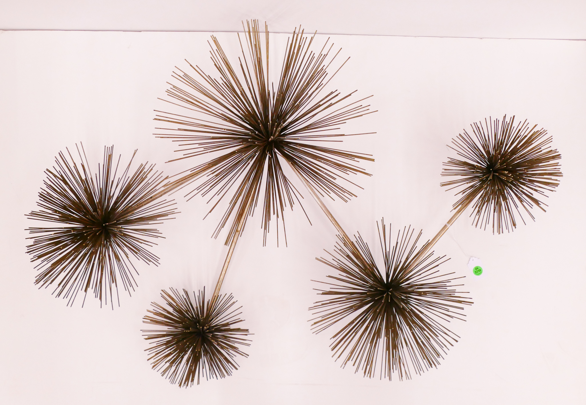 Appraisal: Curtis Jere 'Sea Urchin' Midcentury Steel Wall Sculpture- x ''