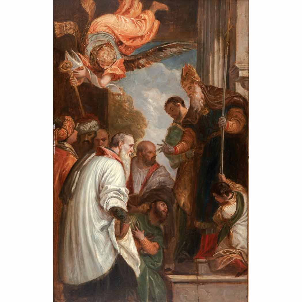 Appraisal: School of Paolo Veronese The Consecration of Saint Nicholas of