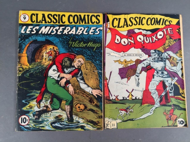 Appraisal: Classic Comics Ungraded unrestored Most of these comics have a