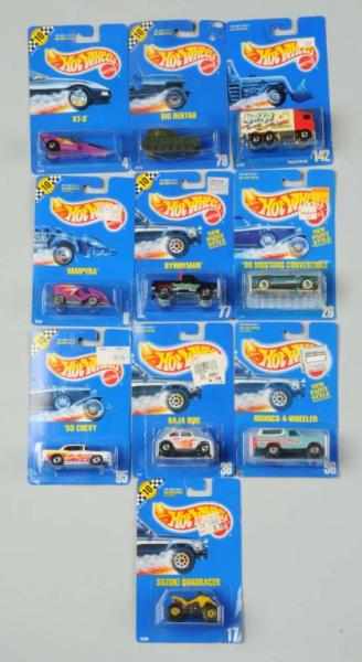 Appraisal: Lot of Mattel Hot Wheels Blue Card Vehicles Description Includes