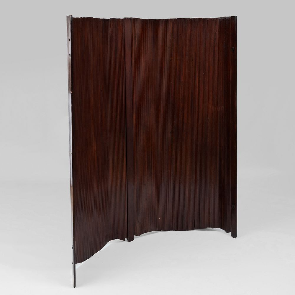 Appraisal: Painted Wood Folding Screen ft in x ft John Richardson