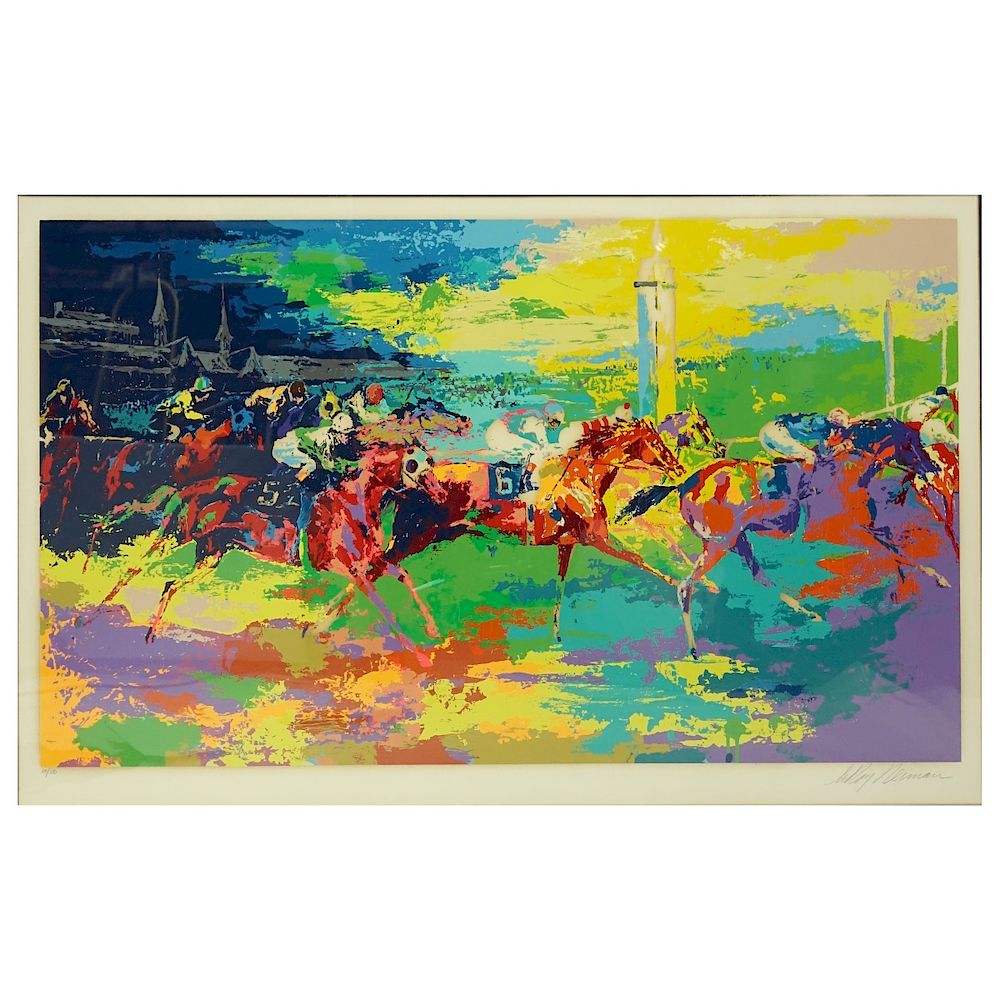 Appraisal: LeRoy Neiman Serigraph LeRoy Neiman American - Serigraph Kentucky Derby