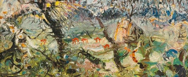 Appraisal: John Perceval - Burra Landscape A C T oil on