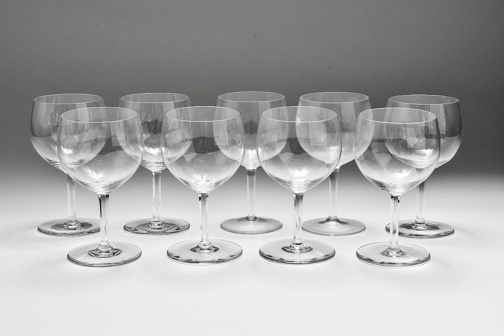 Appraisal: Baccarat Crystal Rabelais Water Goblets Baccarat 'Rabelais' crystal water goblets