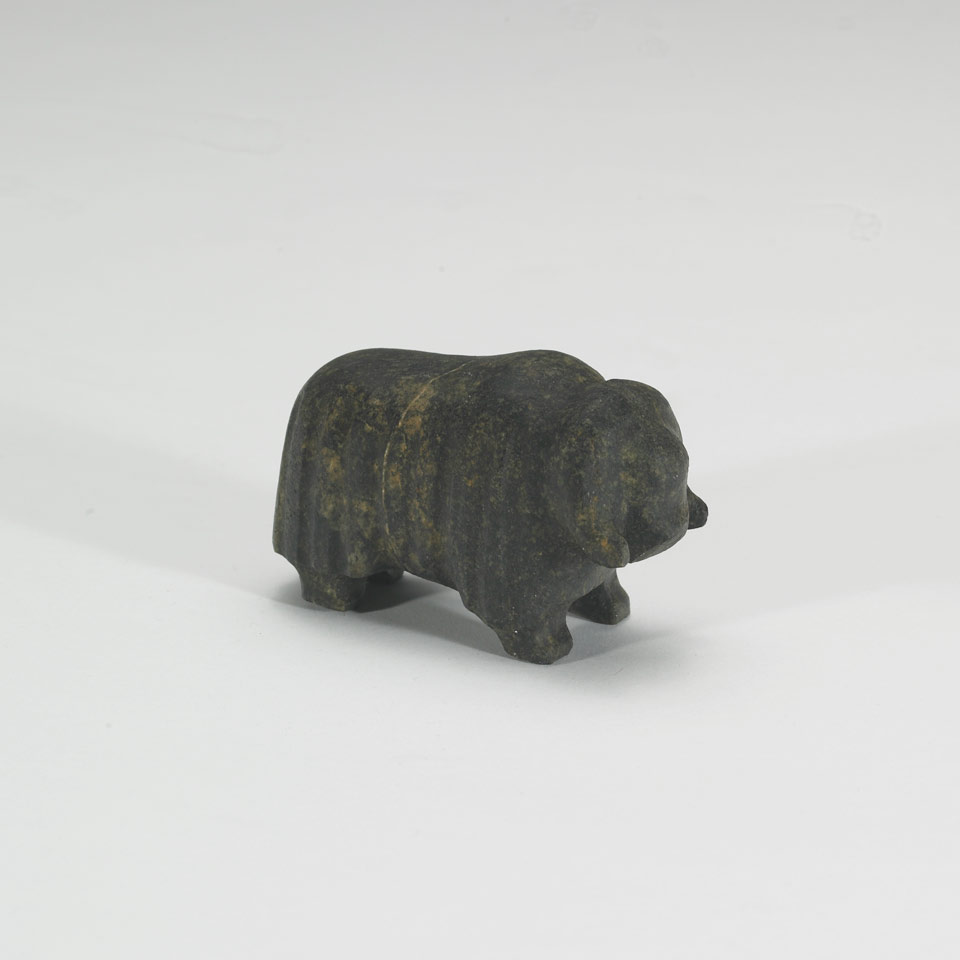 Appraisal: DAVID ARNASUNGAAQ - E - Baker Lake MUSK OX stone