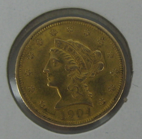 Appraisal: U S TWO AND ONE-HALF DOLLAR GOLD COIN Liberty head