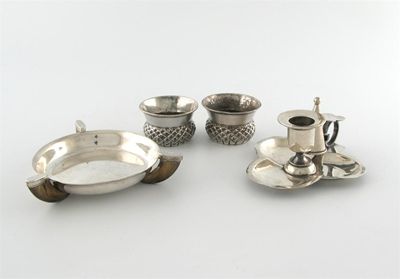 Appraisal: A mixed lot of silver items various dates and makers