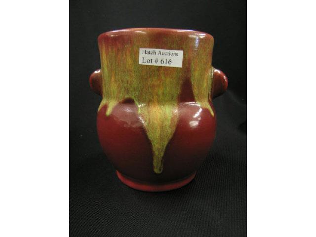 Appraisal: Weller Turkis Art Pottery Vase tall excellent condition