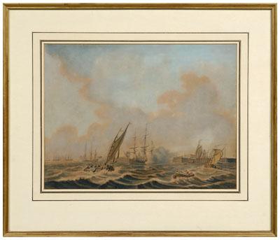 Appraisal: Sam Hutchinson maritime watercolor Samuel Hutchinson British late th early