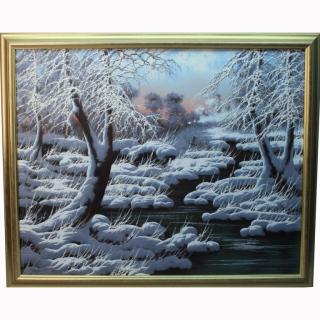 Appraisal: Snow Scene Miklos Neogrady th C Miklos Neogrady was active