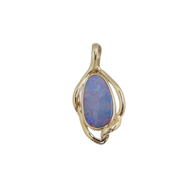 Appraisal: K Opal Pendant K Opal Pendant Total Weight dwt Measures