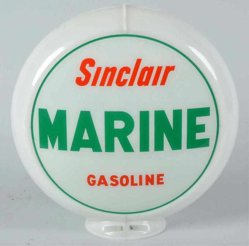 Appraisal: Plastic Sinclair Marine Gasoline Globe Description Circa s Two-sided Condition