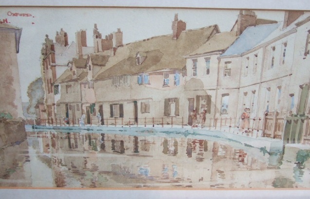 Appraisal: A G H early th century Fisher's Row Oxford watercolour